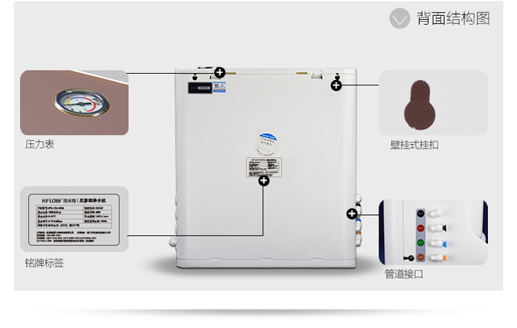 琳娜牌反渗透净水机KFL-GEL-400A